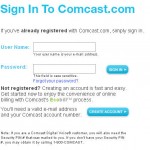 Forms: Comcast Sign In Redesign