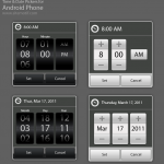 Android Time and Date Controls